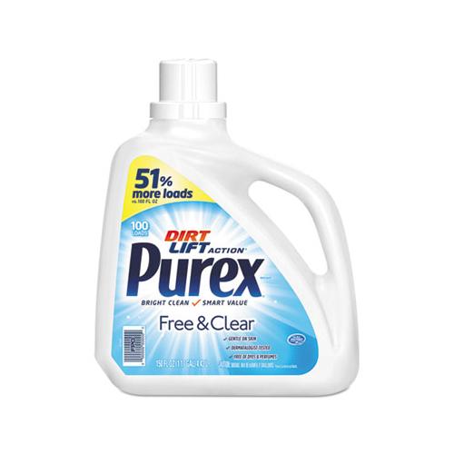 Free And Clear Liquid Laundry Detergent, Unscented, 150 Oz Bottle, 4-carton