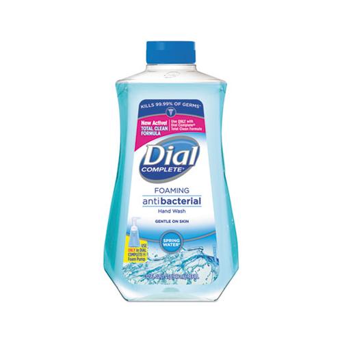 Antibacterial Foaming Hand Wash, Spring Water Scent, 32 Oz Bottle, 6-carton