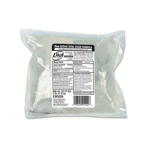 Antimicrobial Soap For Sensitive Skin, 800 Ml Flex Pak Refill, Floral, 12-carton