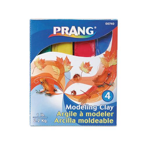 Modeling Clay Assortment, 1-4 Lb Each Blue-green-red-yellow, 1 Lb