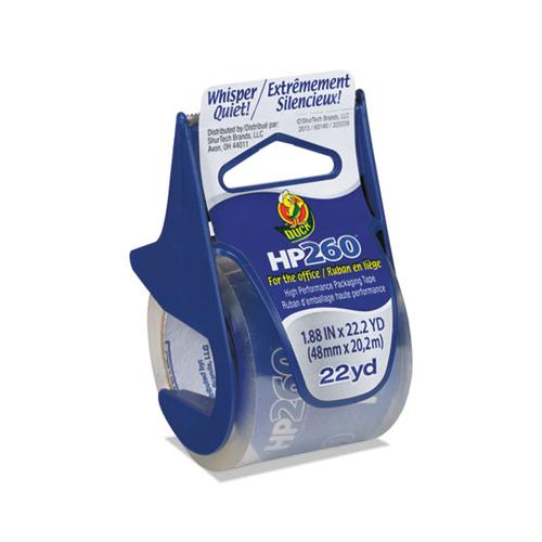 Hp260 Packaging Tape With Dispenser, 1.5" Core, 1.88" X 22.2 Yds, Clear