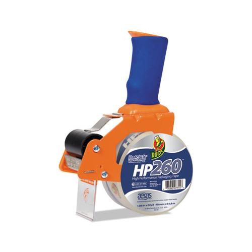 Bladesafe Antimicrobial Tape Gun With Tape, 3" Core, Metal-plastic, Orange