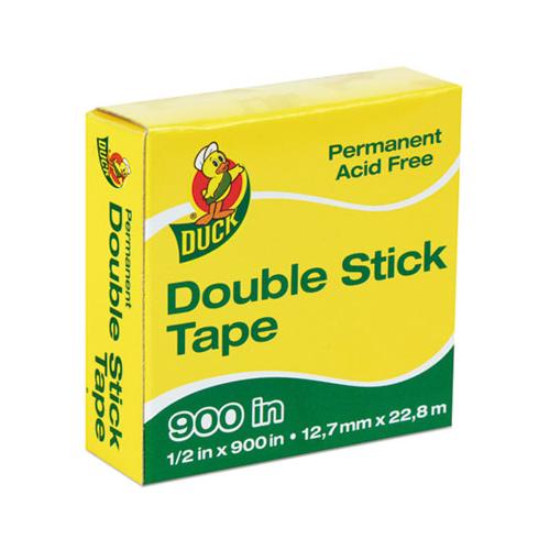 Permanent Double-stick Tape, 1" Core, 0.5" X 75 Ft, Clear