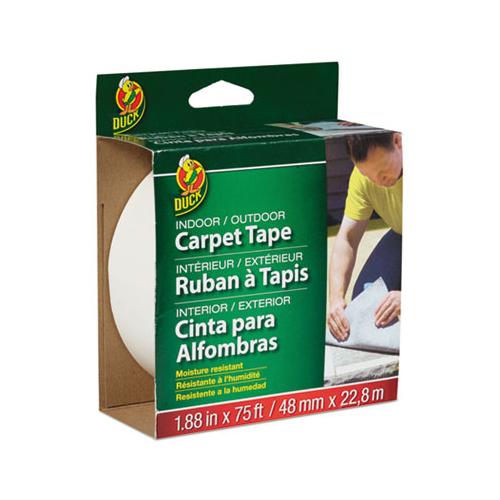 Carpet Tape, 3" Core, 1.88" X 75 Ft, White