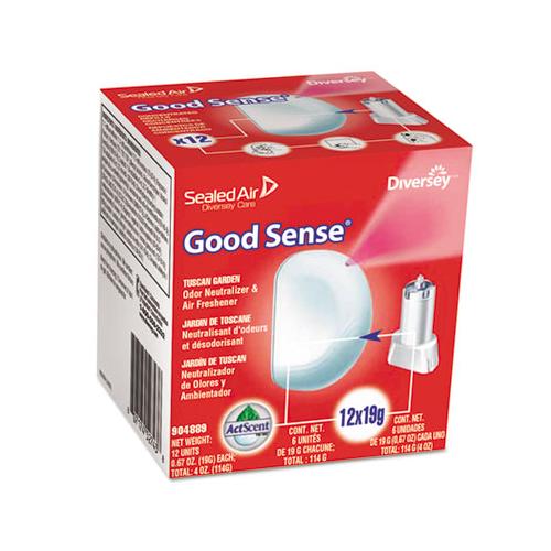Good Sense Automatic Spray System, Fresh Scent, Yellow, 0.67 Oz Cartridge, 12-carton