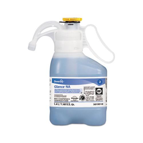 Glance Na Glass And Surface Cleaner Non-ammoniated, 1400ml Bottle, 2-carton