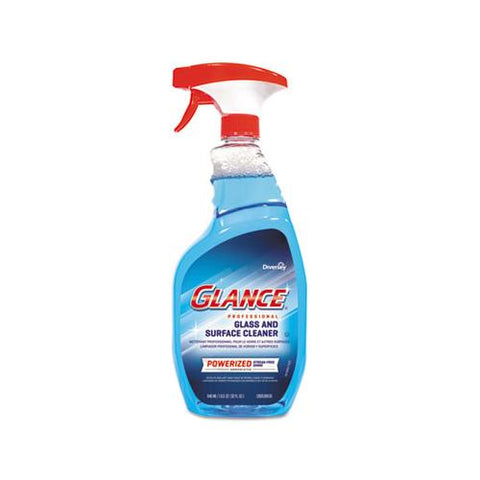 Glance Powerized Glass & Surface Cleaner, Liquid, 32 Oz