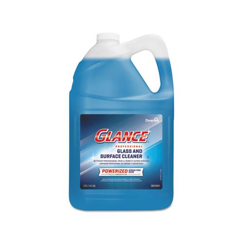 Glance Powerized Glass & Surface Cleaner, Liquid, 1 Gal