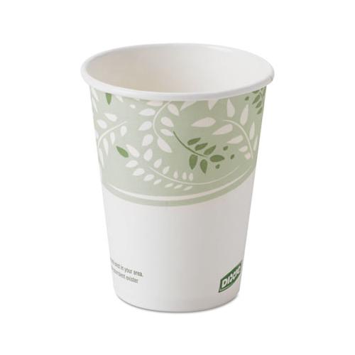 Ecosmart Hot Cups, Paper W-pla Lining, Viridian, 8oz, 1000-carton