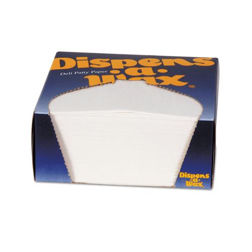Dispens-a-wax Waxed Deli Patty Paper, 4 3-4 X 5, White, 1000-box