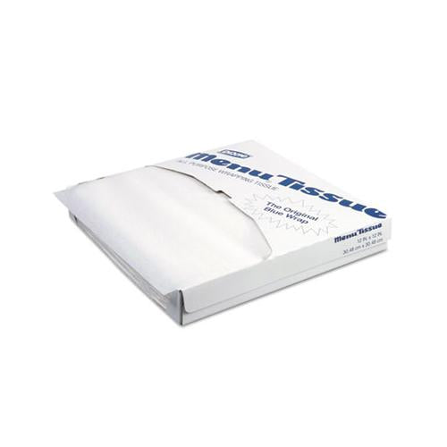 Menu Tissue Untreated Paper Sheets, 12 X 12, White, 1000-pack, 10-carton
