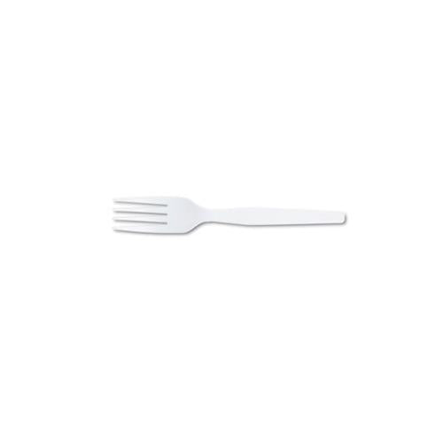 Plastic Cutlery, Heavy Mediumweight Fork, 100-box