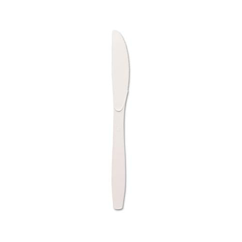Plastic Cutlery, Heavy Mediumweight Knife, 1,000-carton