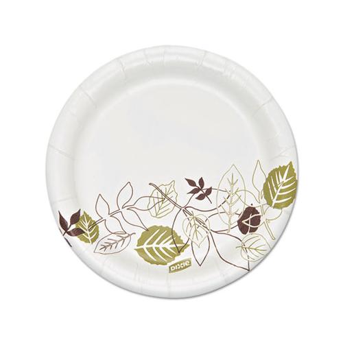 Pathways Soak Proof Shield Heavyweight Paper Plates, 5 7-8" Dia, 125-pack