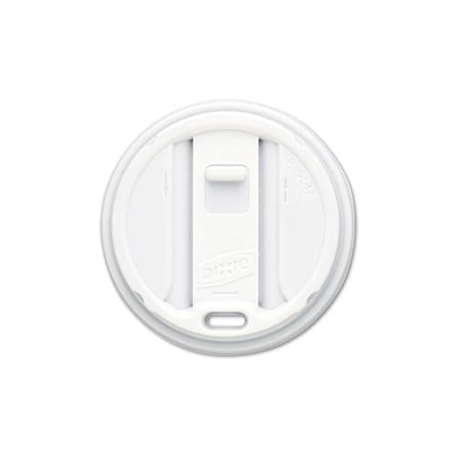 Reclosable Lids For 12 And 16 Oz Hot Cups, White, 100 Lids-pack, 10 Packs-carton
