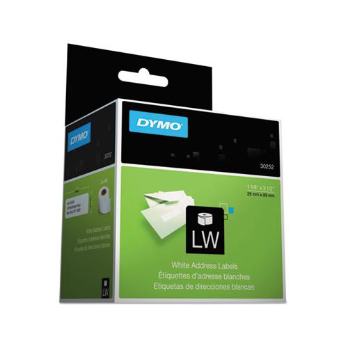 Labelwriter Address Labels, 1.12" X 3.5", White, 350 Labels-roll, 2 Rolls-pack