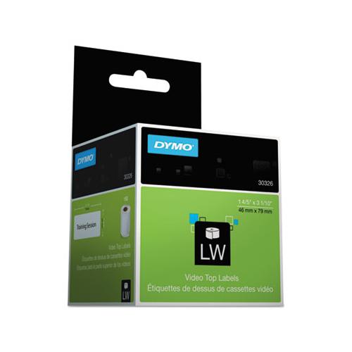 Labelwriter Vhs Top Labels, 1.8" X 3.1", White, 150 Labels-roll
