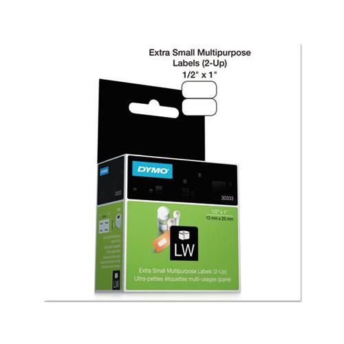 Labelwriter Multipurpose Labels, 0.5" X 1", White, 1000 Labels-roll