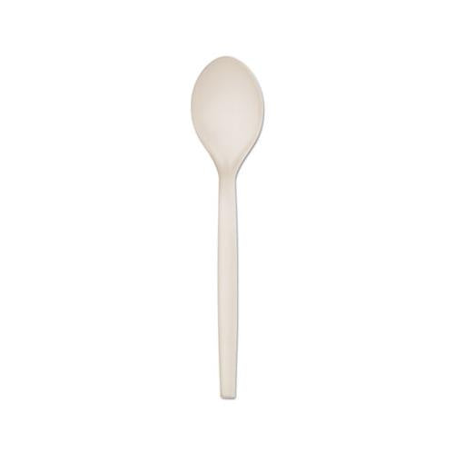 Plant Starch Spoon - 7", 50-pack, 20 Pack-carton