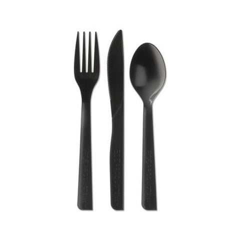 100% Recycled Content Cutlery Kit - 6", 250-carton