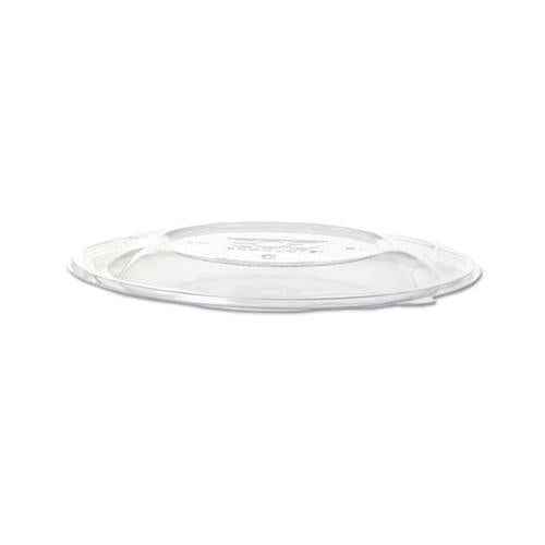 Lids For 64 Oz Squat Salad Bowls, Pla, Clear, 9.5" Dia, 300-carton
