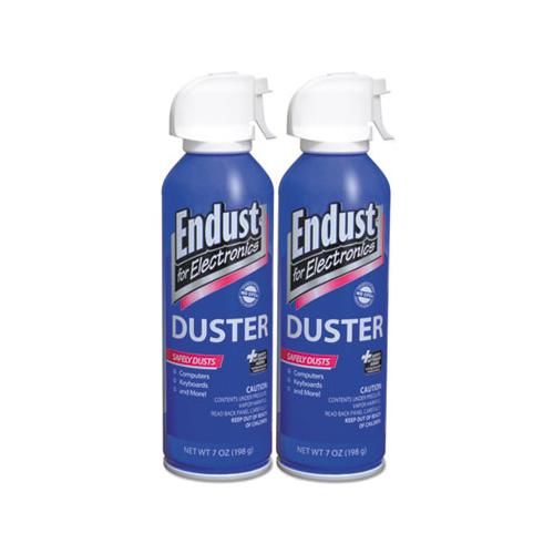 Compressed Air Duster, 7 Oz, 2-pk