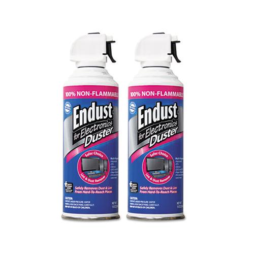 Non-flammable Duster With Bitterant, 10 Oz, 2 Cans-pack
