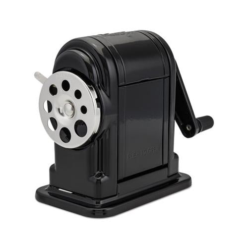 Ranger 55 Classroom Manual Pencil Sharpener, Manual, 3.25" X 6" X 5.5", Black
