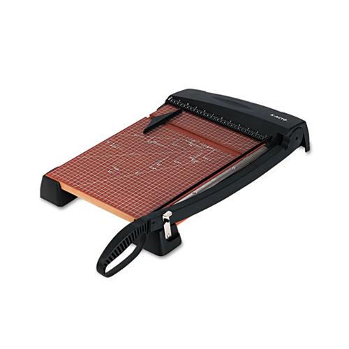 Heavy-duty Wood Base Guillotine Trimmer, 15 Sheets, 12" X 15"