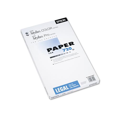 Matte Presentation Paper, 4.9 Mil, 8.5 X 14, Matte Bright White, 100-pack