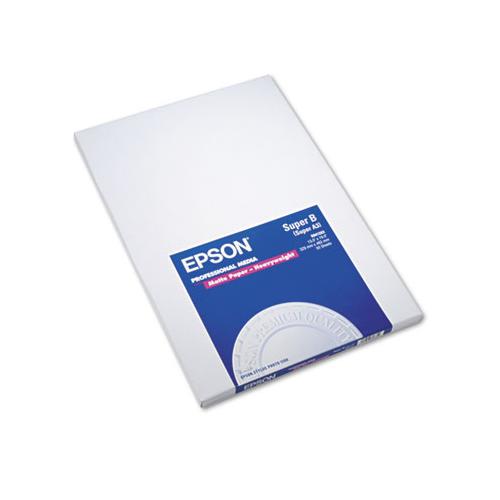 Premium Matte Presentation Paper, 9 Mil, 13 X 19, Matte Bright White, 50-pack