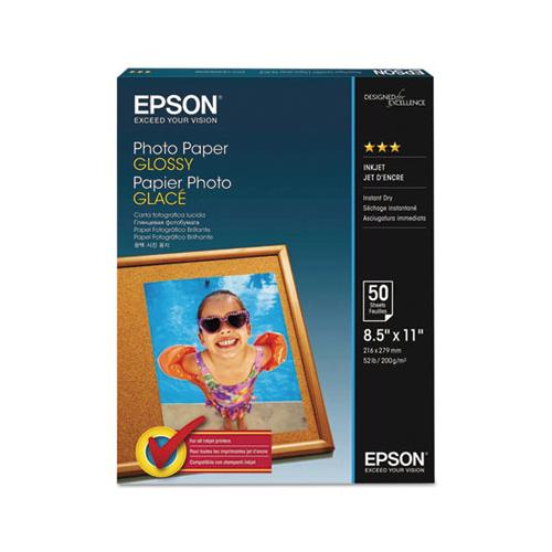 Glossy Photo Paper, 8.5 X 11, Glossy White, 100-pack