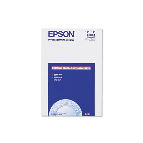 Premium Photo Paper, 10.4 Mil, 13 X 19, Semi-gloss White, 20-pack