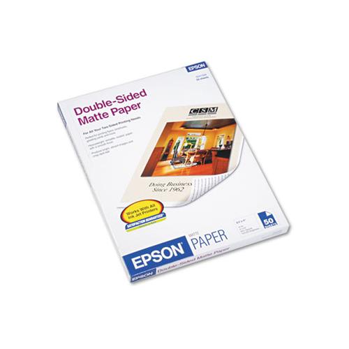 Premium Matte Presentation Paper, 9 Mil, 8.5 X 11, Matte Bright White, 50-pack