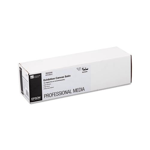 Exhibition Canvas, 23 Mil, 13" X 20 Ft, Satin White