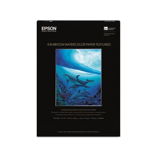 Exhibition Textured Watercolor Paper, 22 Mil, 13 X 19, Matte White, 25-pack