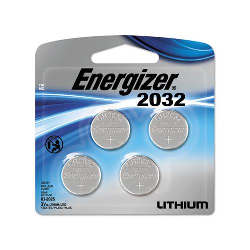 2032 Lithium Coin Battery, 3v, 4-pack