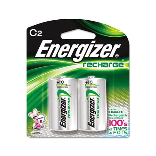 Nimh Rechargeable C Batteries, 1.2v, 2-pack