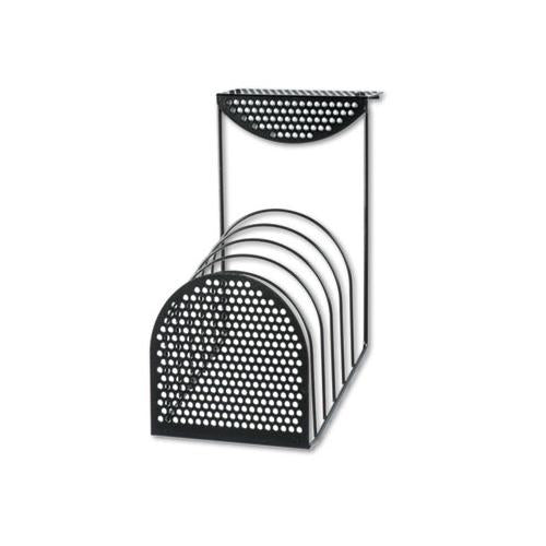 Perf-ect Partition Additions Six-step File Organizer, 7 X 13, Black