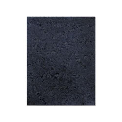 Classic Grain Texture Binding System Covers, 11 X 8-1-2, Navy, 50-pack