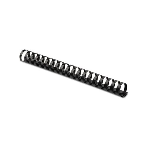 Plastic Comb Bindings, 2" Diameter, 500 Sheet Capacity, Black, 10 Combs-pack