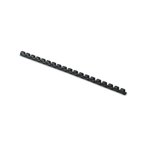 Plastic Comb Bindings, 5-16" Diameter, 40 Sheet Capacity, Black, 100 Combs-pack