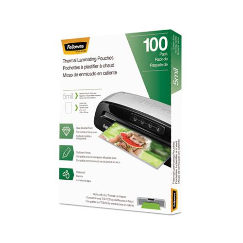 Laminating Pouches, 5 Mil, 9" X 11.5", Gloss Clear, 100-pack