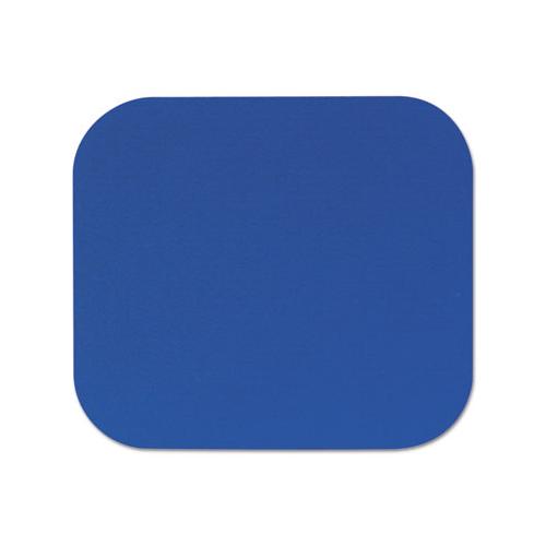 Polyester Mouse Pad, Nonskid Rubber Base, 9 X 8, Blue