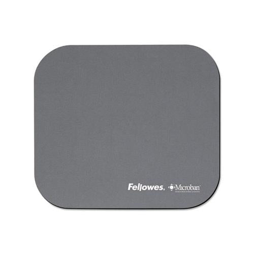 Mouse Pad W-microban, Nonskid Base, 9 X 8, Graphite