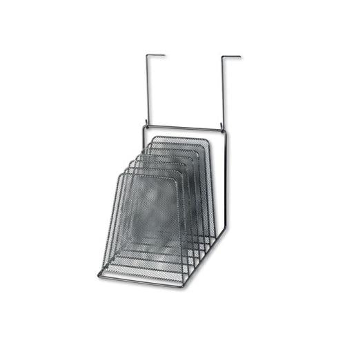 Mesh Partition Additions Six-step File Organizer, 7.5 X 10.63 X 17, Black