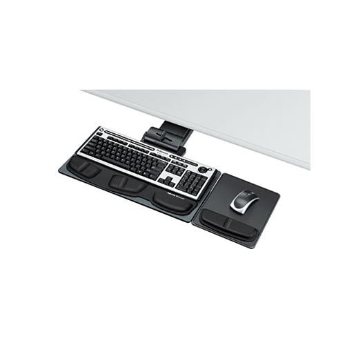 Professional Executive Adjustable Keyboard Tray, 19w X 10.63d, Black