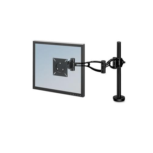 Depth Adjustable Monitor Arm, 4.38w X 24d X 21h, Black