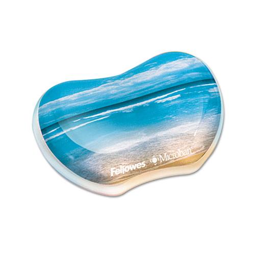 Gel Wrist Rest, Photo, 4 7-8 X 3 7-16, Sandy Beach