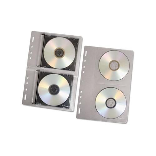 Cd-dvd Protector Sheets For Three-ring Binder, Clear, 10-pack